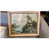 Image 1 : VINTAGE SIGNED PRINT COAST OF MONTEREY BY ROBERT WOOD