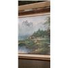 Image 3 : OIL PAINTING AND GILT FRAMED L JAMBOR PRINT
