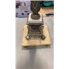 Image 3 : VINTAGE METAL ASH TRAY STAND AND TABLE LAMP