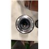 Image 14 : GREEN STORAGE OTTOMAN AND CAMERA ACCESSORIES - LENS, FLASH, ETC