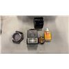 Image 18 : GREEN STORAGE OTTOMAN AND CAMERA ACCESSORIES - LENS, FLASH, ETC