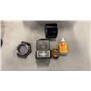 Image 19 : GREEN STORAGE OTTOMAN AND CAMERA ACCESSORIES - LENS, FLASH, ETC