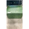 Image 2 : GREEN STORAGE OTTOMAN AND CAMERA ACCESSORIES - LENS, FLASH, ETC