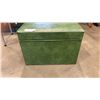 Image 3 : GREEN STORAGE OTTOMAN AND CAMERA ACCESSORIES - LENS, FLASH, ETC