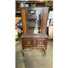 Image 1 : ANTIQUE RESTMORE DISPLAY CABINET