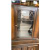 Image 2 : ANTIQUE RESTMORE DISPLAY CABINET