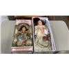 Image 1 : 2 COLLECTOR PORCELAIN DOLLS IN BOXES
