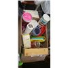 Image 2 : WATERMELON SLICER, CORN COB HOLDERS, PORCELAIN BOWLS, BAG OF COOKIE CUTTERS AND MORE