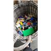 Image 4 : 2 BASKETS AND BOX OF KIDS TOYS, TRAIN