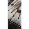 Image 2 : LOT OF VINTAGE FISHING RODS AND REELS