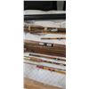 Image 4 : LOT OF VINTAGE FISHING RODS AND REELS