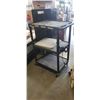 Image 3 : ROLLING 3 TIER CART WITH POWER BAR