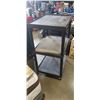 Image 4 : ROLLING 3 TIER CART WITH POWER BAR