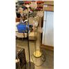 Image 1 : BLACK BRIDGE LAMP AND FLOWER FLOOR LAMP