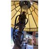 Image 3 : LEADED GLASS TABLE LAMP