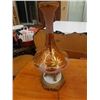 Image 4 : 2 MID CENTURY GLASS TABLE LAMPS