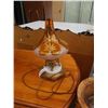Image 8 : 2 MID CENTURY GLASS TABLE LAMPS