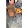 Image 1 : ANTIQUE WOOD STAND AND WOOD STAND