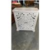 Image 1 : ORNATE GREY CABINET - TOP HAS BEEN REPAIRED