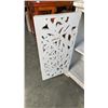 Image 3 : ORNATE GREY CABINET - TOP HAS BEEN REPAIRED