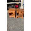 Image 1 : 2 MAPLE 1 DRAWER NIGHTSTANDS