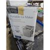Image 1 : 26LB INSIGNIA PORTABLE ICE MAKER TESTED AND WORKING LID BROKEN, RETAIL $199