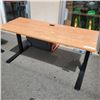 Image 1 : ELECTRIC LIFT DESK 60" X 24" WORKING