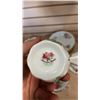 Image 14 : 110 PIECES ROYAL ALBERT AMERICAN BEAUTY CHINA - INCLUDES TEAPOT,  15 CUPS AND SAUCERS, SEEVING PIECE