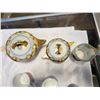 Image 8 : 6 PIECE MID CENTURY ELIZABETHAN MUG SET CHELSEA PATTERN 1-6 AND HAND PAINTED TEAPOT, CREAM AND SUGAR