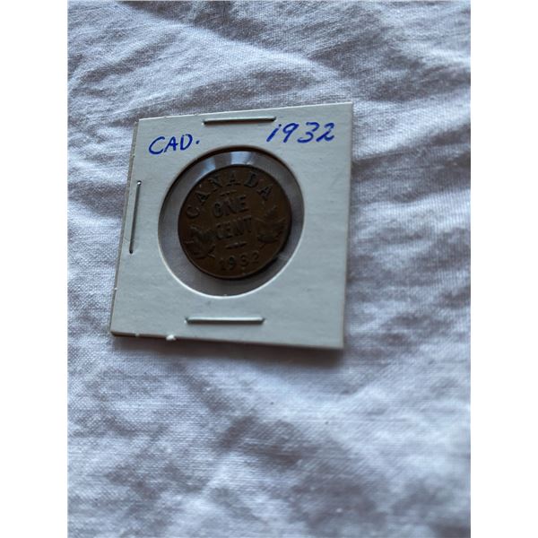 1932 Canada one cent