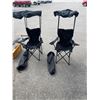 Image 1 : Two folding chairs with canopy's and bags