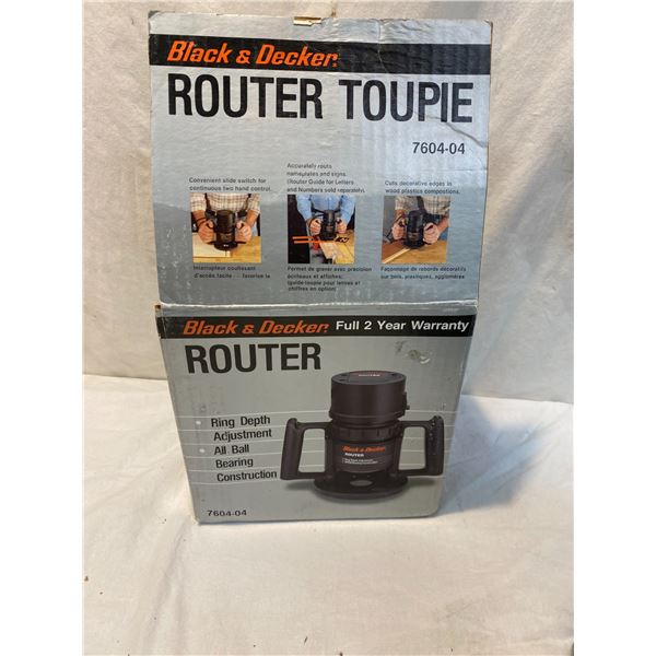 Black and decker router