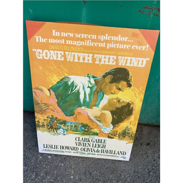 Canvas wall hanging gone with the wind