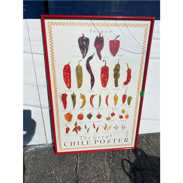 The Great Chile Poster broken glass