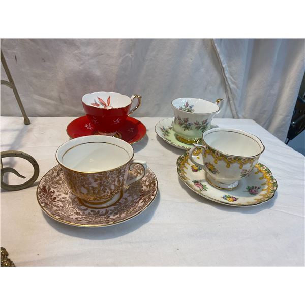 Teacups and saucers