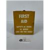 Image 2 : Vintage Small First Aid Kit Metal Box with Contents