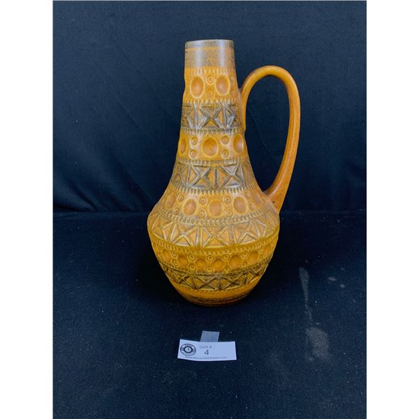 Beautiful Vintage West German Jug 12" H