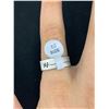 Image 2 : 2 Mens Stainless Steel Ring Bands, New Size 19 and 21