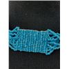 Image 2 : Vintage light baby blue micro bead choker necklace