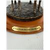 Image 2 : .Collectable Montana Silversmiths Sculpture "Two Trails Become One Road" - 7" Tall
