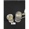 Image 2 : Vintage SKS Zinn Pewter Tankard & Cup