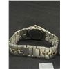 Image 3 : Vintage Navajo Watch Bracelet W/Turqoise & Coral Inlaid Bear Paw Design ends & Working Quarts Watch