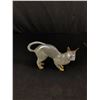 Image 3 : Vintage Brass Lot, Money Bag Vase, Cat, Devil Shoe Horn and Sunflower Vase