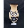 Image 1 : Signed Mora Mexican Tonala Pottery Vase Bird Flowers Glazed Interior Clay