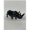 Image 8 : Nice Collectible Lot of 4 Carved Ironwood Animals. Rhinoceros, Pig Etc