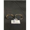 Image 2 : 2 Very Old Sterling Bracelets ( As Found)
