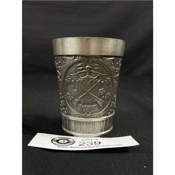 German Pewter Hunting Cup