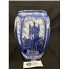 Image 1 : Great Vintage Blue Décor Vase Ringtons Tea Merchants Ltd. Mealing Ware. Newcastle On Tyne England