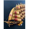 Image 2 : 40" L #1" T Custom Made Wooden Sailboat. NO SHIPPING