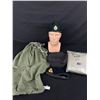 Image 1 : Military Poncho Bag and Berets